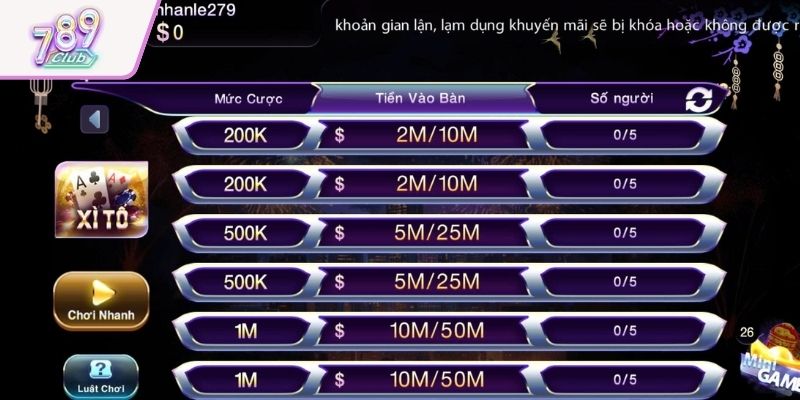 Lựa chọn phòng chơi vừa sức mình nhất