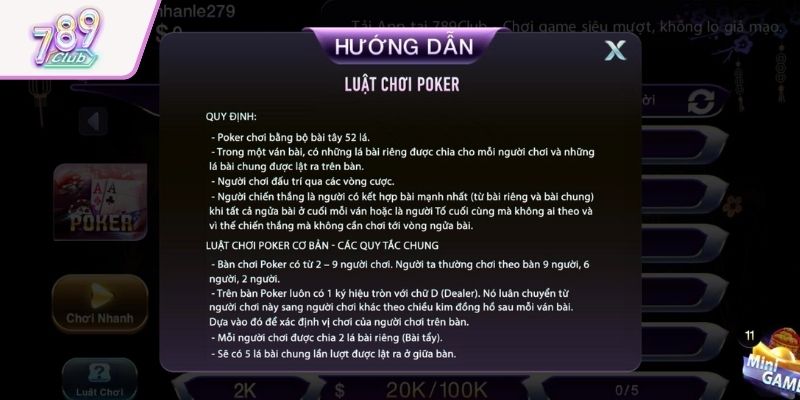 Tìm hiểu chung về siêu phẩm Poker 5 cây